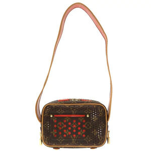 Louis Vuitton Monogram Perfo Trocadero Orange Shoulder Bag LV